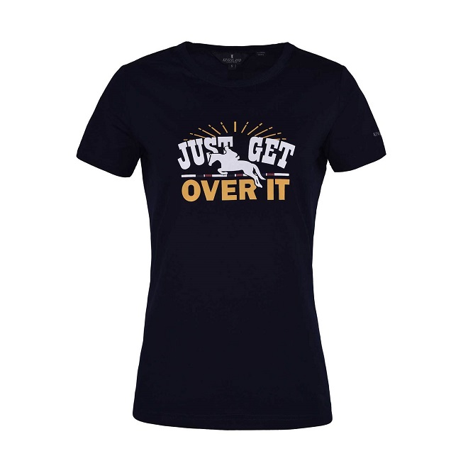 T-SHIRT "JUST GET OVER IT" KINGSLAND Donna, T-shirt 